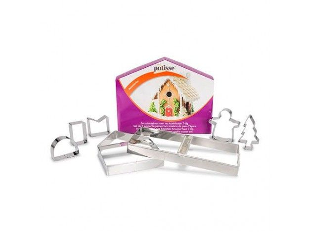 PATISSE CORTADOR CASA DE GALLETA SET 7 PIEZAS