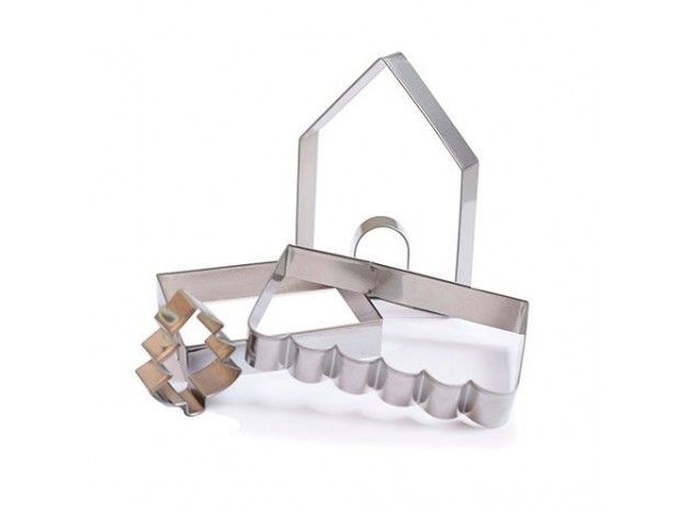 SCRAPCOOKING CORTADOR CASA DE GALLETA SET 5 PIEZAS
