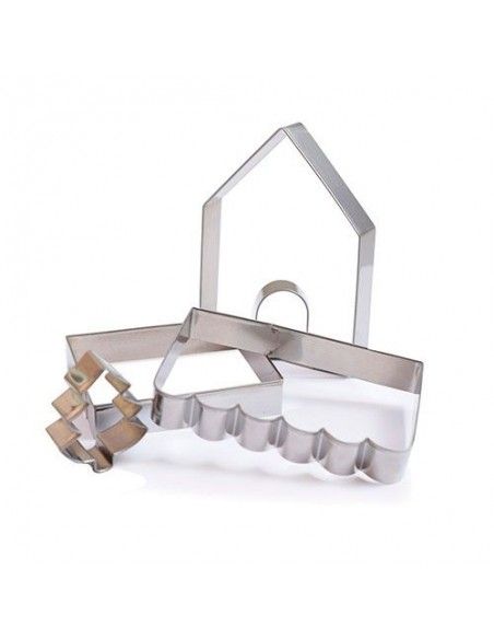 SCRAPCOOKING CORTADOR CASA DE GALLETA SET 5 PIEZAS