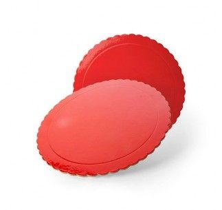 DISCO EXTRAFUERTE ROJO 25CM