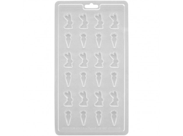 WILTON MOLDE CHOCOLATE MINI CONEJOS Y...