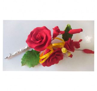 BOUQUET ROSAS ROJAS DE AZÚCAR