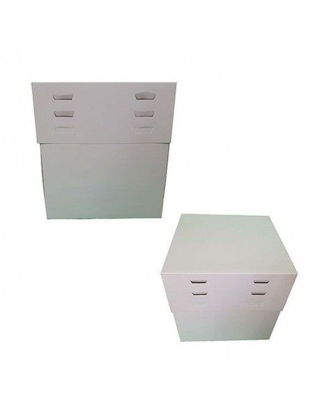 CAJA REGULABLE BLANCA 35x35x20 A 30 CM