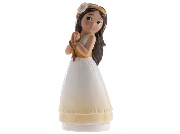 DEKORA MUÑECA NIÑA COMUNION BELEN 16 CM