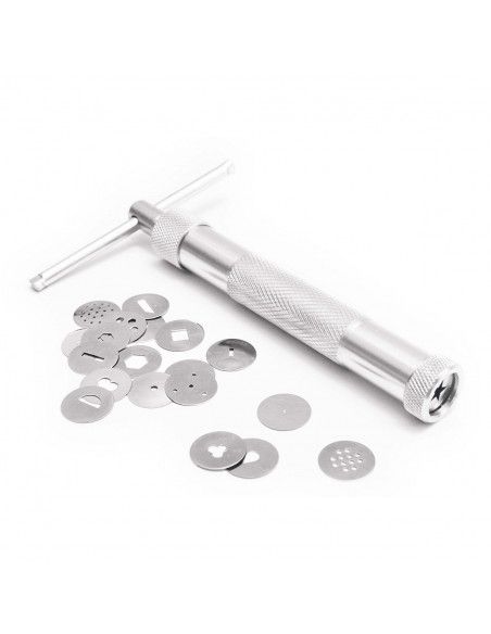 SCRAPCOOKING EXTRUSOR - PISTOLA PARA FONDANT + 20 DISCOS