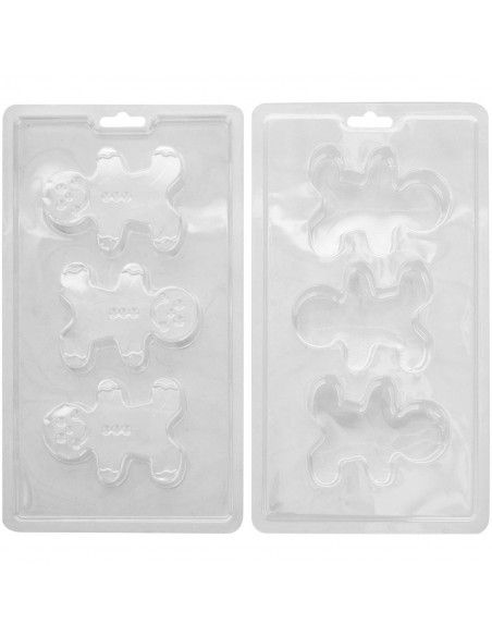 WILTON MOLDE MUÑECO DE JENGIBRE 3D PARA CHOCOLATE