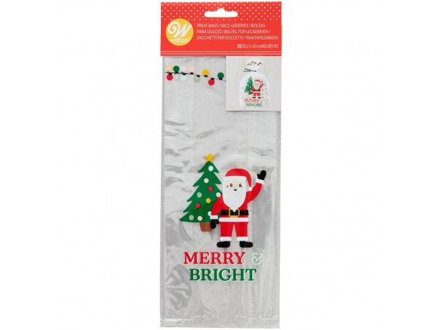 WILTON BOLSAS SANTA MERRY & BRIGHT 20 UN