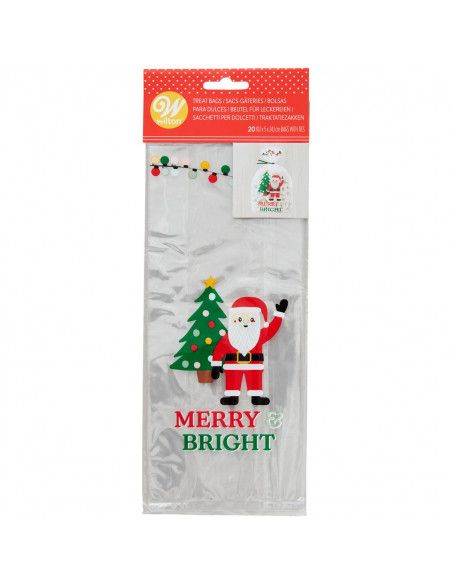 WILTON BOLSAS SANTA MERRY & BRIGHT 20 UN