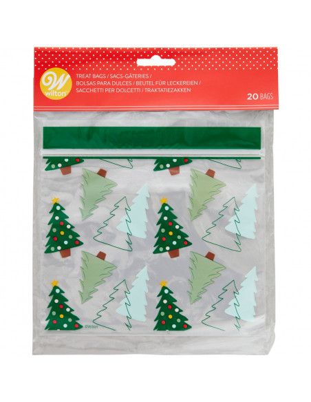 WILTON BOLSAS RESELLABLES ARBOLES DE NAVIDAD 20 UN