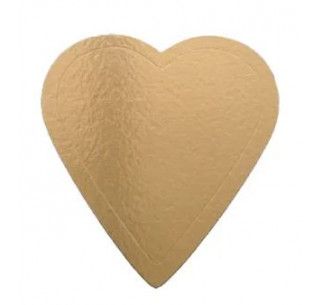 BASE PLATA/ORO 30 CM CORAZÓN