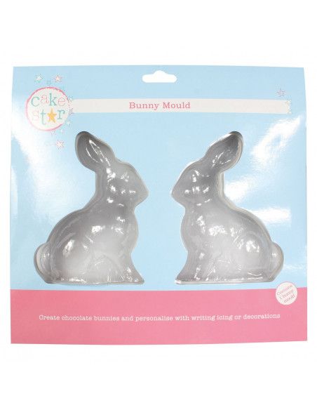 CAKE STAR MOLDE CHOCOLATE CONEJO 3D