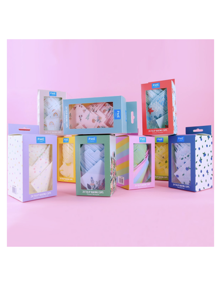PME CAPSULA TULIPA PARA MUFFINS LIMONES 24 UN