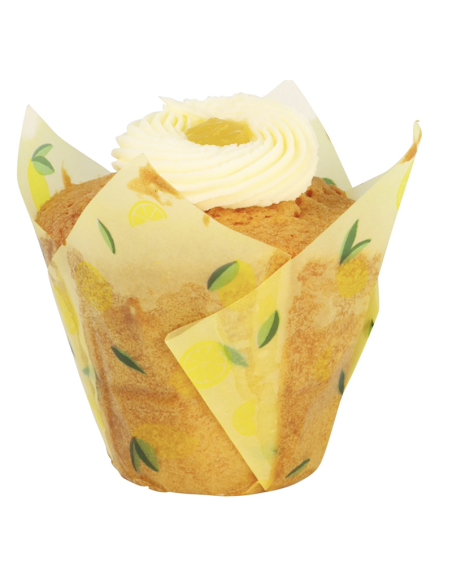 PME CAPSULA TULIPA PARA MUFFINS LIMONES 24 UN