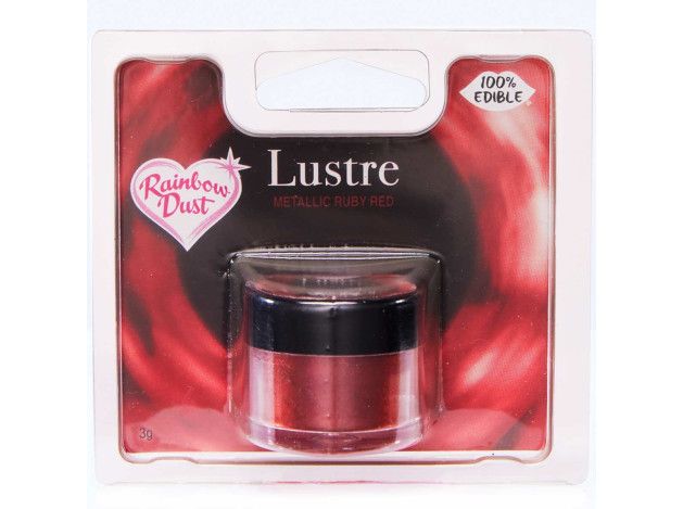 RD LUSTRE METALLIC POLVO RUBY RED