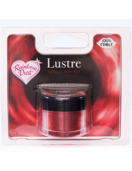 RD LUSTRE METALLIC POLVO RUBY RED