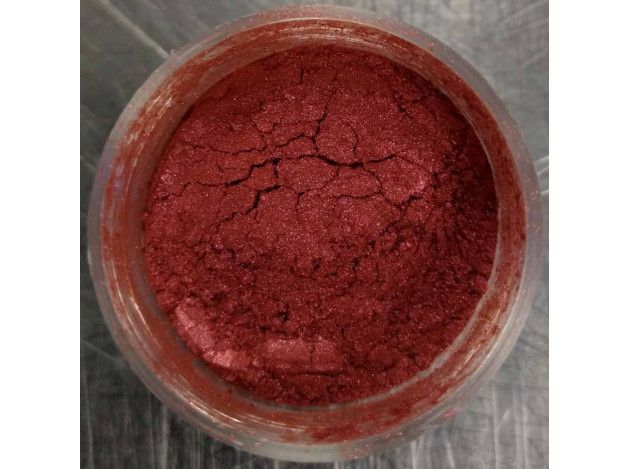 RD LUSTRE METALLIC POLVO RUBY RED