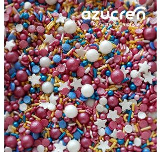 AZUCREN SPRINKLE LOLLIPOP 90G