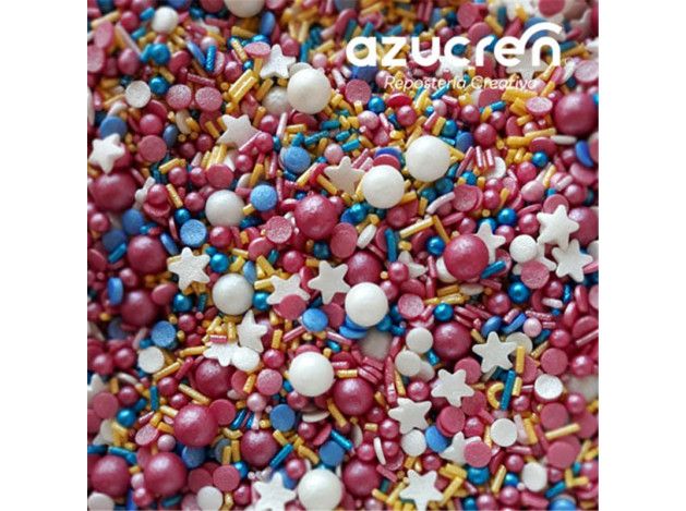AZUCREN SPRINKLE LOLLIPOP 90G