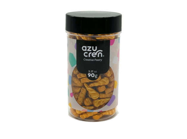 AZUCREN SPRINKLE CUERNOS ORO 90G