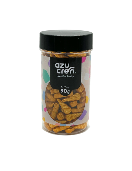 AZUCREN SPRINKLE CUERNOS ORO 90G