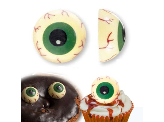 OJO HALLOWEEN CHOCOLATE 1/2 BOLA