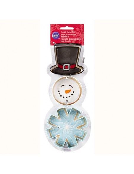 WILTON SET CORTADOR GALLETAS MUÑECO DE NIEVE