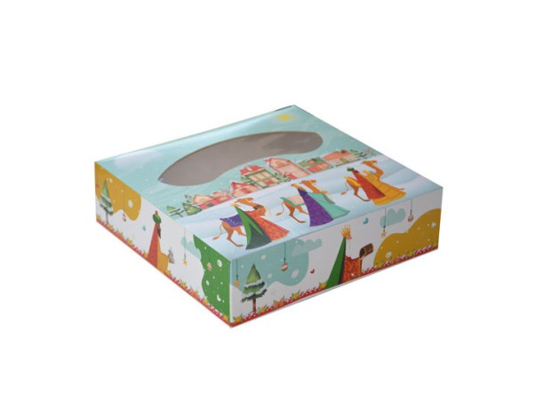 CAJA ROSCON DE REYES 35 CM Y KIT SURTIDO