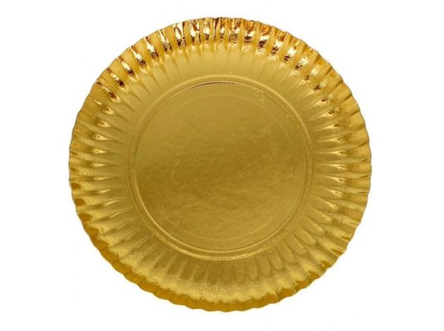 PLATO DORADO Nº7-R 30 CM