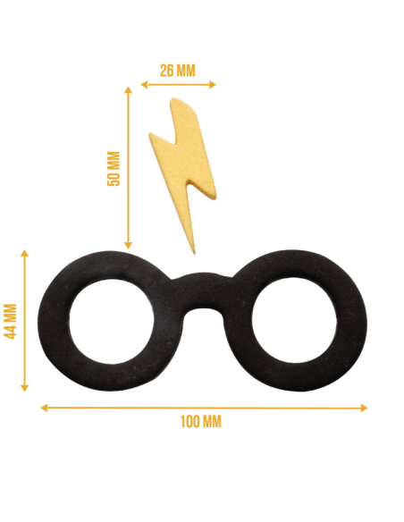 PME SET DE CORTADORES HARRY POTTER - GAFAS Y CICATRIZ