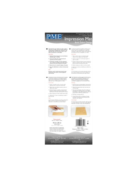PME TAPETE TEXTURIZADOR DE CEBRA