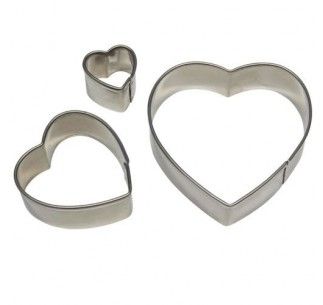 PME SET CORTADORES CORAZON 3 UN