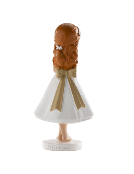 DEKORA MUÑECA COMUNION NIÑA DESCALZA 13 CM