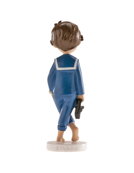 DEKORA MUÑECO COMUNION NIÑO DESCALZO 13 CM