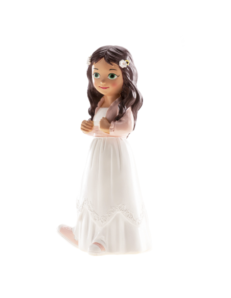 DEKORA MUÑECA NIÑA COMUNION CHAQUETA 16 CM