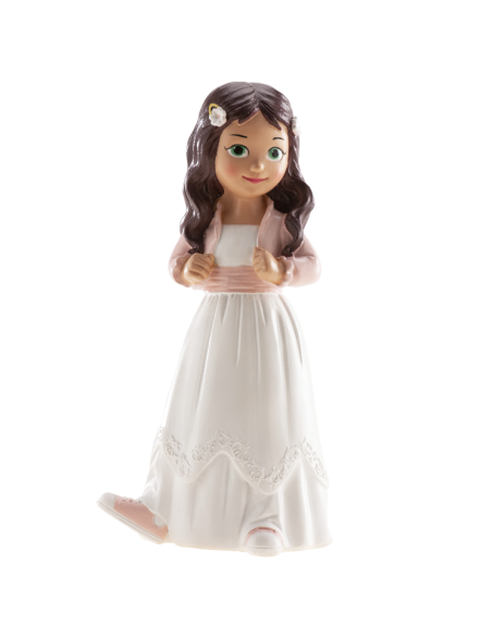 DEKORA MUÑECA NIÑA COMUNION CHAQUETA 16 CM