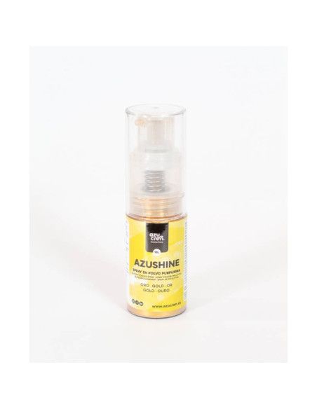 SPRAY PURPURINA COMESTIBLE POLVO ORO 10G AZUSHINE