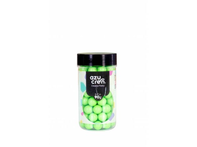 AZ BOLAS AZUCAR VERDES 10 MM