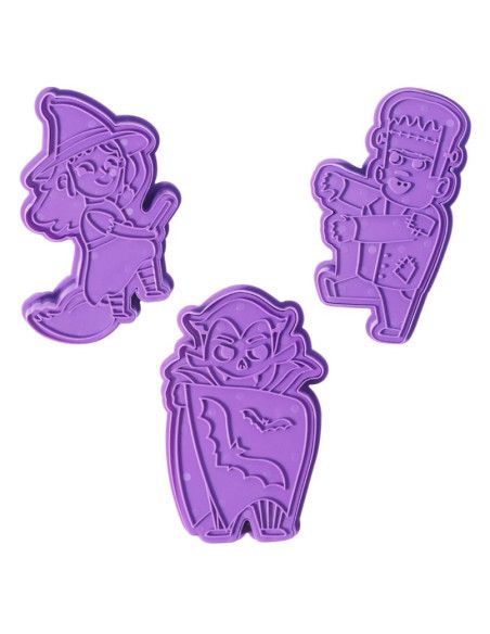 PME SET CORTADORES 3 PERSONAJES ESPELUZNANTES