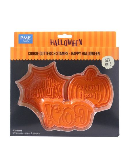PME SET CORTADORES 3 HAPPY HALLOWEEN