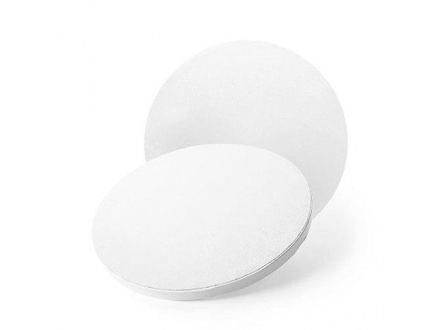 CAKE DRUM BASE BLANCA 30 CM REDONDA
