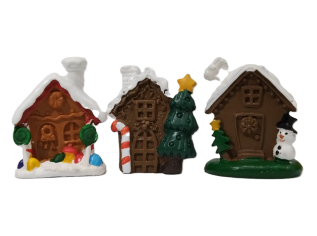 FIGURITA ROSCON DE REYES CASITA NAVIDAD