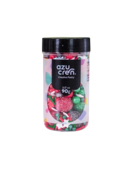 AZUCREN SPRINKLE SURTIDO NAVIDAD BRILLANTE 90G