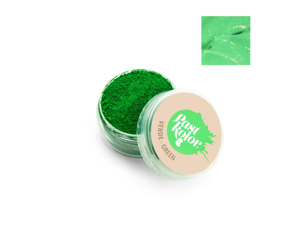 PASTKOLOR COLORANTE POLVO VERDE 3 G