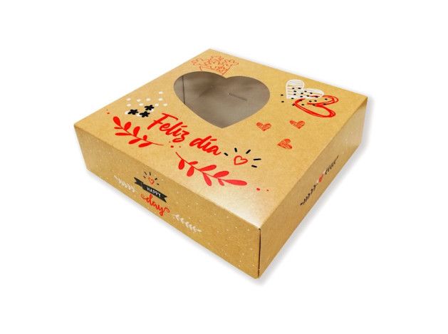 CAJA SAN VALENTIN FELIZ DIA 20x20x8