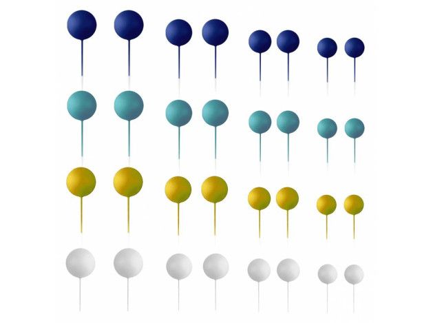 AZUCREN SET 32 BOLAS DECORATIVAS MIX...