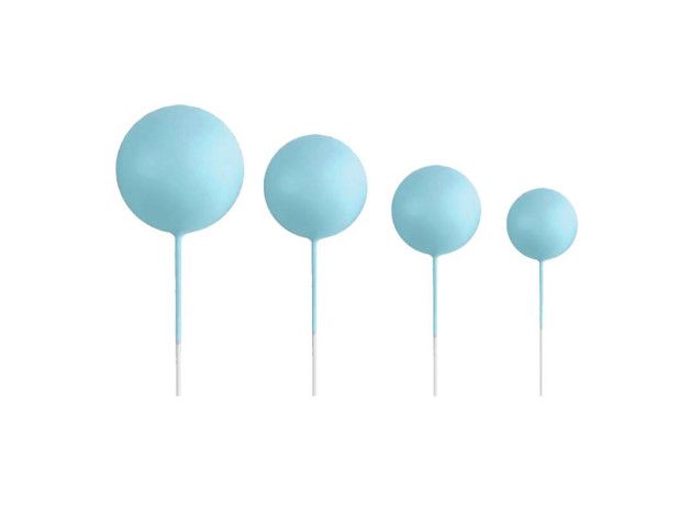 AZUCREN SET 20 BOLAS DECORATIVAS AZUL