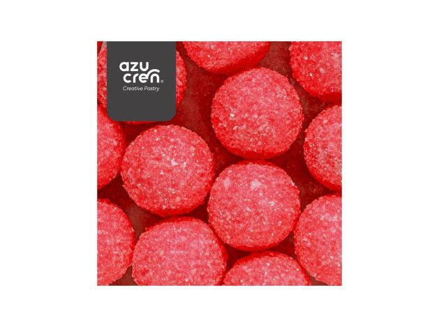 AZUCREN BOLA DE AZUCAR ROJA GLITTER 60 G