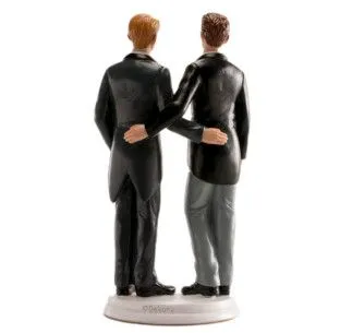 DEKORA PAREJA DE BODA GAY 2