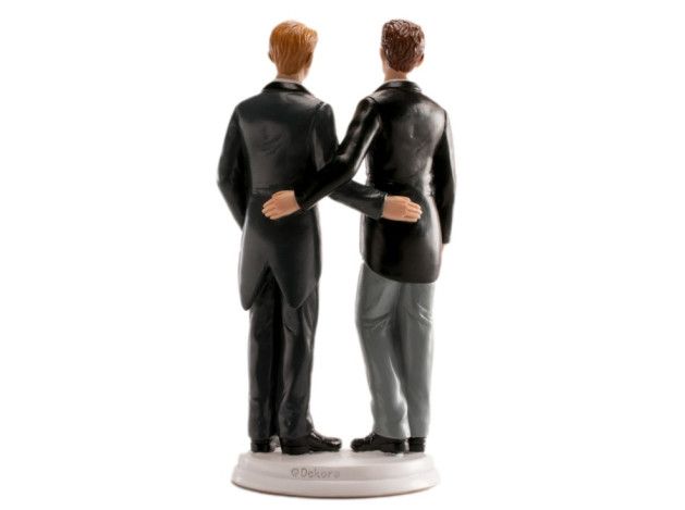 DEKORA PAREJA DE BODA GAY