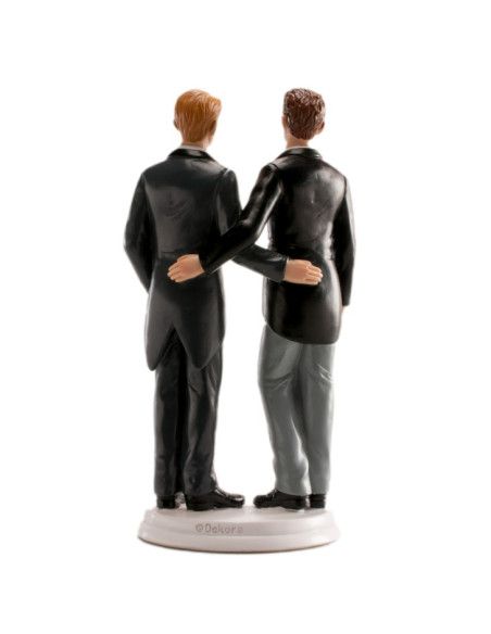 DEKORA PAREJA DE BODA GAY